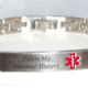 Illustration for article titled We Should All Wear This Medical Alert Bracelet That Makes Sure Your Browsers History Gets Deleted